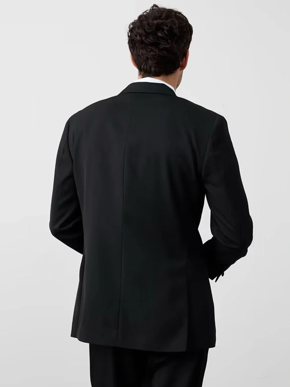 🎩 Banana Republic Luxe Tuxedo Suit Jacket 48R